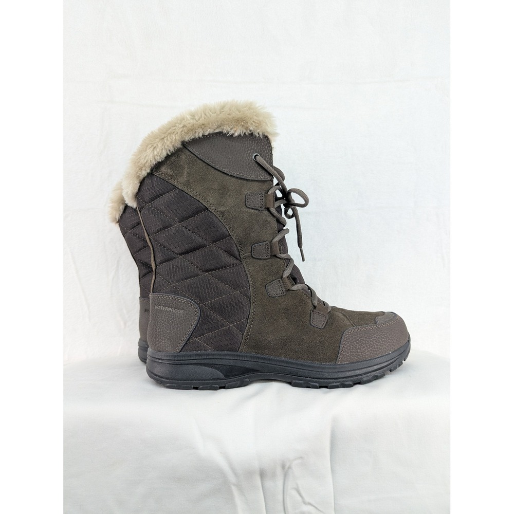 Columbia Minx Mid II Omni-Heat Waterproof Winter Boots‎ Brown Womens 10 - Picture 2 of 10